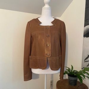 Cesare Fabbri leather Jacket - Size 46